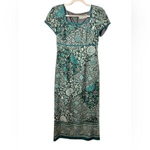 JESSICA HOWARD Vintage 80s Floral Maxi Dress Size Small​​​​​​